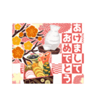 動く☆毎年使える大人のお正月（個別スタンプ：3）