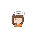 タレ目な女の子（個別スタンプ：10）