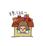 おはなばたこちゃんスタンプ（個別スタンプ：7）