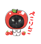 着ぐるみ 黒猫  くまちゃん日常会話（個別スタンプ：40）