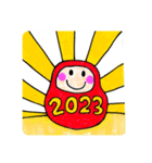 だるまりんのお正月 2023（個別スタンプ：1）