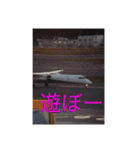 飛行機写真スタンプ01（個別スタンプ：16）