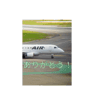 飛行機写真スタンプ01（個別スタンプ：22）