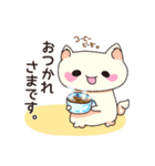 猫のようなうさぎ【敬語】（個別スタンプ：5）