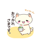 猫のようなうさぎ【敬語】（個別スタンプ：6）