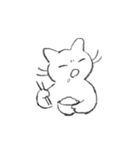 フキゲン猫（個別スタンプ：5）