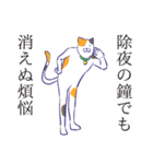 年末年始怠惰猫と時々犬【改訂】（個別スタンプ：1）