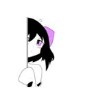 クロリボンちゃんスタンプ（個別スタンプ：8）