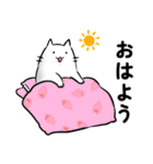 しろねっこ 使いやすい（個別スタンプ：18）