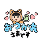 くまさんもこもこ（個別スタンプ：15）