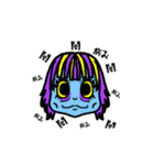 ゆみこちゃんの悲しみ（個別スタンプ：1）