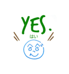 へのへのつんじ丸10(英会話ゆるい訳付き)（個別スタンプ：13）