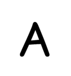 記号とA〜Z（個別スタンプ：16）