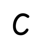 記号とA〜Z（個別スタンプ：18）