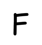 記号とA〜Z（個別スタンプ：21）