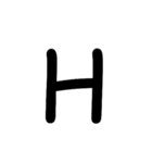 記号とA〜Z（個別スタンプ：23）