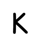 記号とA〜Z（個別スタンプ：26）