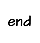 a〜zと数字のスタンプ（個別スタンプ：38）