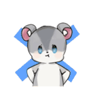 くー＆あんず＆きなこのLINEスタンプ（個別スタンプ：6）