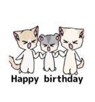 くー＆あんず＆きなこのLINEスタンプ（個別スタンプ：40）