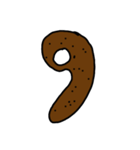 数字のウンチ（個別スタンプ：10）