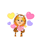 ティーガール（個別スタンプ：4）