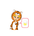 ティーガール（個別スタンプ：21）