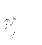 犬とハム（日常ver.）（個別スタンプ：16）