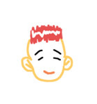 喜怒哀楽（ツーブロック）（個別スタンプ：1）