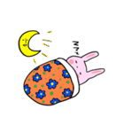 ぴんくのぴんくのうさぎちゃん（個別スタンプ：2）