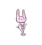 ぴんくのぴんくのうさぎちゃん（個別スタンプ：35）