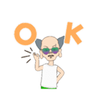 ファンキーじいさん（個別スタンプ：1）