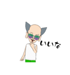 ファンキーじいさん（個別スタンプ：34）