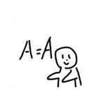 控えめに言って棒人間なスタンプ #1（個別スタンプ：11）