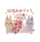 ♡一年中使える♡うさぎの日常♡（個別スタンプ：36）