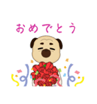 高校生のパグくん（個別スタンプ：8）