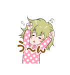 眠たい女の子（個別スタンプ：8）