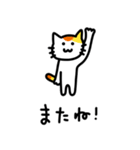 猫’s【挨拶・返事】（個別スタンプ：37）