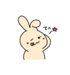 うさぎとくまのゆるい日常スタンプ（個別スタンプ：1）