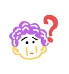 喜怒哀楽（パーマヘア）（個別スタンプ：6）