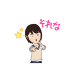 ボブっ子 アバタースタンプ（個別スタンプ：15）