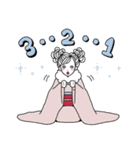 新年あけおめおねえさん（個別スタンプ：4）