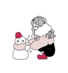 新年あけおめおねえさん（個別スタンプ：16）