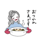 新年あけおめおねえさん（個別スタンプ：21）