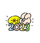 ぴよたその2023年お正月スタンプ（個別スタンプ：40）