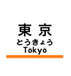 東海道新幹線・山陽新幹線の駅名スタンプ（個別スタンプ：1）