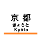 東海道新幹線・山陽新幹線の駅名スタンプ（個別スタンプ：16）