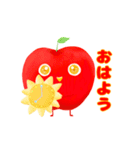 ジューシーな蜜りんごちゃん（個別スタンプ：2）