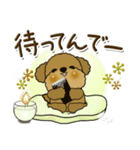 プードル犬 6『時々関西弁(冬)』（個別スタンプ：32）