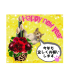 mon*habi【あけおめ・メリクリ・誕生日】①（個別スタンプ：6）